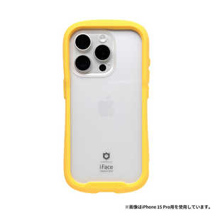HAMEE ［iPhone 15専用］iFace Reflection強化ガラスクリアケース iFace ハニーイエロー 41-975091