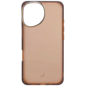 HAMEE iPhone 16(6.1インチ) salistyクリアカラー耐衝撃ハードケース ブラウン 669-978825 HAMEE iPhone 16(6.1インチ) salistyクリアカラー耐衝撃ハードケース ブラウン 669-978825