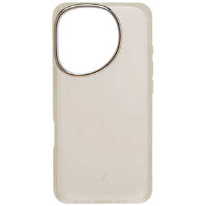 HAMEE iPhone 16 Pro(6.3インチ) salistyクリアカラー耐衝撃ハードケース グレージュ 669-978863 HAMEE iPhone 16 Pro(6.3インチ) salistyクリアカラー耐衝撃ハードケース グレージュ 669-978863