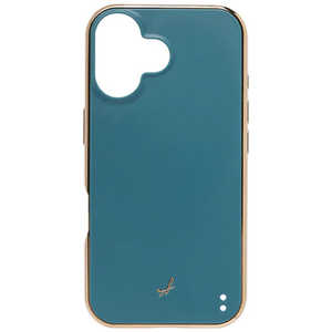 HAMEE iPhone 16(6.1インチ) salistyマットカラー耐衝撃ハードケース ターコイズ 669-978917 HAMEE iPhone 16(6.1インチ) salistyマットカラー耐衝撃ハードケース ターコイズ 669-978917