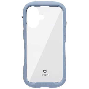 HAMEE iPhone 16(6.1インチ) iFace Reflection強化ガラスクリアケース iFace ペールブルー 41-979655