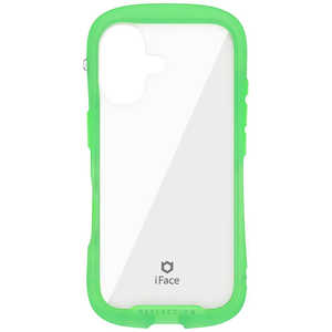 HAMEE iPhone 16(6.1インチ) iFace Reflection Neo 強化ガラスクリアケース iFace クリアグリーン 41-979877 HAMEE iPhone 16(6.1インチ) iFace Reflection Neo 強化ガラスクリアケース iFace クリアグリーン 41-979877