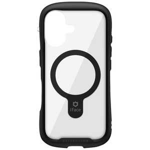 HAMEE iPhone 16(6.1インチ) iFace Reflection MagSynq 強化ガラスクリアケース iFace ブラック 41-980019