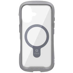 HAMEE iPhone 16(6.1インチ) iFace Reflection MagSynq 強化ガラスクリアケース iFace グレー 41-980026 HAMEE iPhone 16(6.1インチ) iFace Reflection MagSynq 強化ガラスクリアケース iFace グレー 41-980026