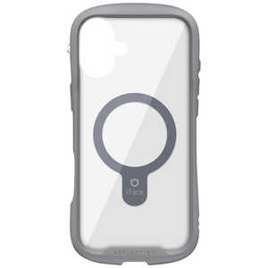HAMEE iPhone 16 Plus(6.7インチ) iFace Reflection MagSynq 強化ガラスクリアケース iFace グレー 41-980125