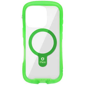 HAMEE iPhone 16 Pro(6.3インチ) iFace Reflection Neo MagSynq 強化ガラスクリアケース iFace クリアグリーン 41-980279 HAMEE iPhone 16 Pro(6.3インチ) iFace Reflection Neo MagSynq 強化ガラスクリアケース iFace クリアグリーン 41-980279