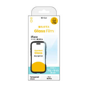HAMEE iPhone 16 Pro(6.3�C���`) iFace ���E���h�G�b�W�����K���X ��ʕی�V�[�g iFace �u���[���C�g�J�b�g 41-981320