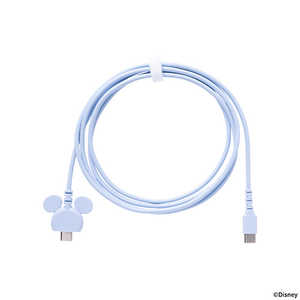 HAMEE ディズニーキャラクター USB 2.0 CABLE TYPE-C to TYPE-C 1.5m ペールブルー 669-983003 HAMEE ディズニーキャラクター USB 2.0 CABLE TYPE-C to TYPE-C 1.5m ペールブルー 669-983003
