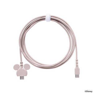 HAMEE ディズニーキャラクター USB 2.0 CABLE TYPE-C to TYPE-C 1.5m ベージュ 669-983010 HAMEE ディズニーキャラクター USB 2.0 CABLE TYPE-C to TYPE-C 1.5m ベージュ 669-983010