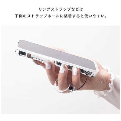 HAMEE ［iPhone 16専用］iFace BeBling クリアケース iFace ホワイト