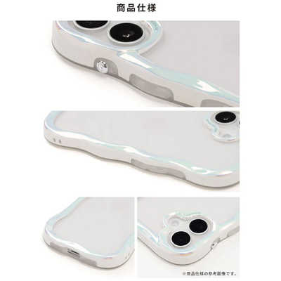新品iPhone 16proホワイトオーロラiface BeBling HAMEE ［iPhone 16専用］iFace BeBling クリアケース iFace ホワイト