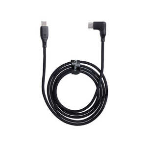HAMEE iFace Type-C to Type-C ケーブル 1.2m L字型 iFace ブラック 41-984031 HAMEE iFace Type-C to Type-C ケーブル 1.2m L字型 iFace ブラック 41-984031