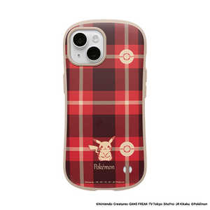 HAMEE iPhone 15専用 ポケットモンスター/ポケモン iFace First Classケース iFace チェック/レッド 41-984154 HAMEE iPhone 15専用 ポケットモンスター/ポケモン iFace First Classケース iFace チェック/レッド 41-984154