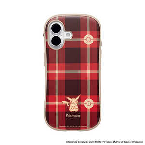 HAMEE iPhone 16専用 ポケットモンスター/ポケモン iFace First Class MagSynqケース iFace チェック/レッド 41-984185 HAMEE iPhone 16専用 ポケットモンスター/ポケモン iFace First Class MagSynqケース iFace チェック/レッド 41-984185