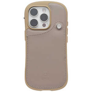 HAMEE miPhone 16 PropniFace First Class J[h|PbgP[X iFace O[ IP16PIFACECARDGY