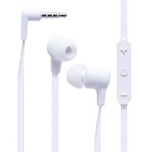HAMEE humor EARPHONES 3.5mm イヤホンマイク ホワイト 691-986219 HAMEE humor EARPHONES 3.5mm イヤホンマイク ホワイト 691-986219