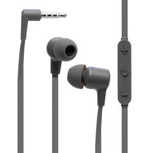 HAMEE humor EARPHONES 3.5mm イヤホンマイク グレーブラック 691-986226 HAMEE humor EARPHONES 3.5mm イヤホンマイク グレーブラック 691-986226