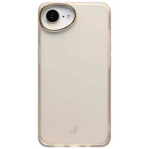 HAMEE iPhone 16e salistyクリアカラー耐衝撃ハードケース グレージュ 669-986301 HAMEE iPhone 16e salistyクリアカラー耐衝撃ハードケース グレージュ 669-986301