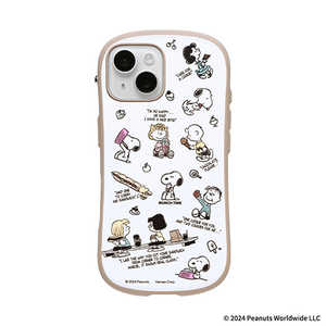 HAMEE miPhone 15/14/13pnPEANUTS/s[ibc iFace First Class Cafe MagSynqP[X MUNCH/TIME/ 41-986646