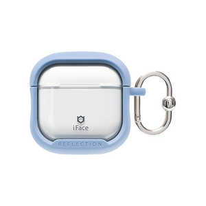 HAMEE ［AirPods4専用］iFace Reflection ポリカーボネートクリアケース ペールブルー 41-989067