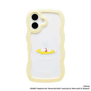 HAMEE ［iPhone 16専用］ディズニーキャラクター うねうねケース イエロー/プー/はちみつ 661-989098