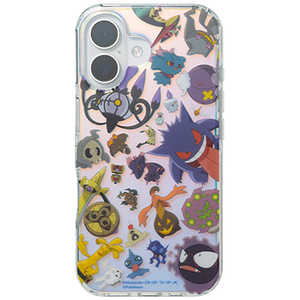 HAMEE ［iPhone 16専用］ポケットモンスター/ポケモンHIGHER ハイブリッドケース ゴーストタイプ 669-989876