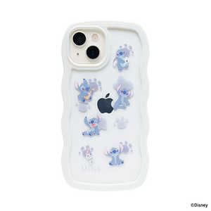 HAMEE miPhone 15/14/13pnfBYj[LN^[ ˂˃P[X zCg/XeBb`/ IP1513WAVYDISWHSTC