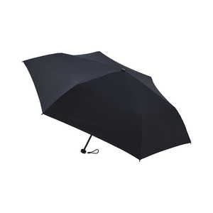 ムーンバット 折りたたみ傘 FLO(A)TUS(フロータス)プレーン ブラック [雨傘 /55cm] 3100720021021555
