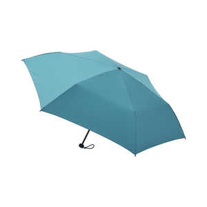 ムーンバット 折りたたみ傘 FLO(A)TUS(フロータス)プレーン ターコイズブルー [雨傘 /55cm] 3100720021027255
