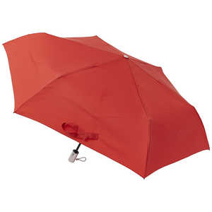 ムーンバット 折りたたみ傘 3秒で折り畳める傘 自動開閉 urawaza(ウラワザ) プレーン レッド 3123010083123355