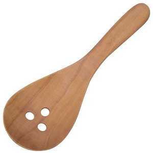籐芸 取り分けスプーン WOODN 17cm 穴あり スプーン 天然木 木製 トウゲイWOODNトリワケオタマ 籐芸 取り分けスプーン WOODN 17cm 穴あり スプーン 天然木 木製 トウゲイWOODNトリワケオタマ