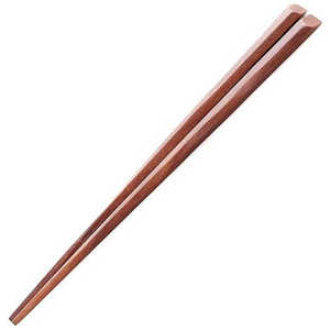 籐芸 箸 22cm 五角 WOODN 女性用 木製 天然木 サオ トウゲイWOODNゴカクサオバ