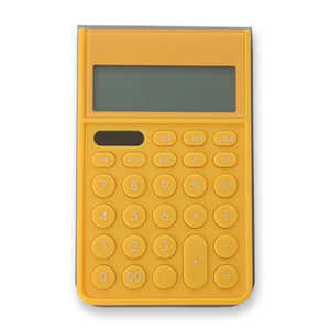 アスカ Asmix カバーつき電卓 イエロー C1241Y通販セール状況　外国語　翻訳　通訳　通販