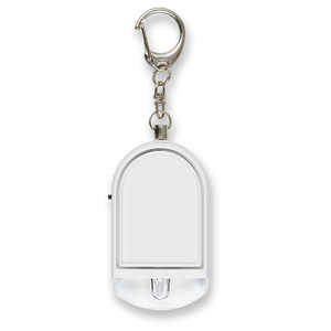 アスカ ライトつき防犯ブザーホワイト Asmix GE085W