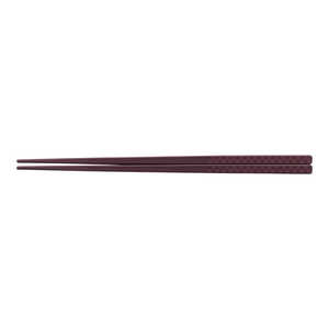 福井クラフト PBT樹脂製 チェック四角箸(10膳入) エンジ 22.5cm RHSS804 福井クラフト PBT樹脂製 チェック四角箸(10膳入) エンジ 22.5cm RHSS804