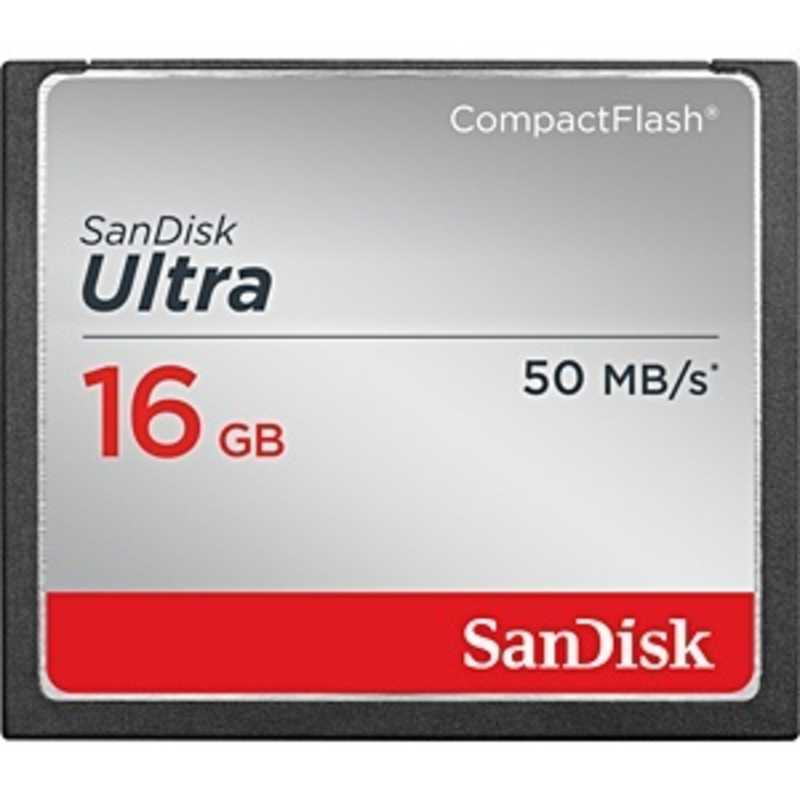サンディスク サンディスク 16GBコンパクトフラッシュ Ultra SDCFHS-016G-J35 SDCFHS-016G-J35