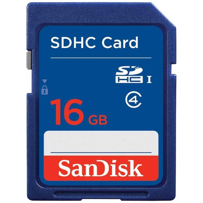 サンディスク サンディスク SDHCメモリカード UHS-I (Class4対応/16GB) SDSDB-016G-J35U SDSDB-016G-J35U