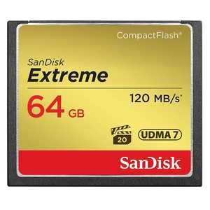 サンディスク コンパクトフラッシュ エクストリーム 64GB SDCFXSB064GJ61
