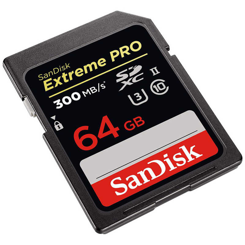 サンディスク サンディスク SDXCメモリカード ｢エクストリーム プロ｣ UHS-II/UHS スピードクラス3対応 [Class10対応/64GB] SDSDXPK-064G-JNJIP SDSDXPK-064G-JNJIP