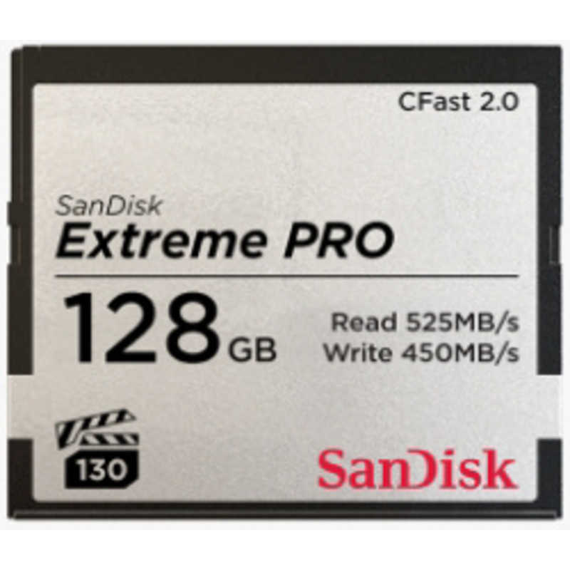 サンディスク サンディスク CFast2.0 カード SanDisk Extreme PRO (128GB) SDCFSP-128G-J46D SDCFSP-128G-J46D