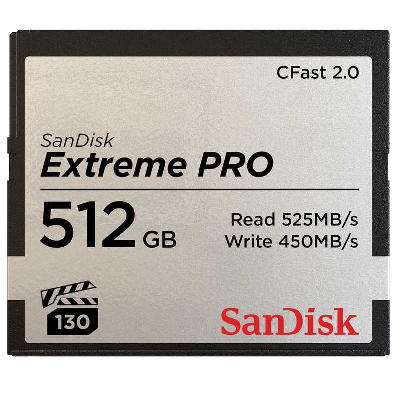 サンディスク サンディスク CFast2.0 カード SanDisk Extreme PRO (512GB) SDCFSP-512G-J46D SDCFSP-512G-J46D