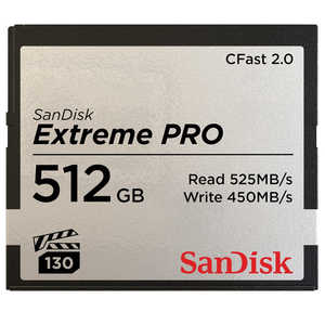 サンディスク CFast2.0 カード SanDisk Extreme PRO 512GB SDCFSP512GJ46D