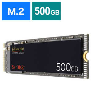 サンディスク SDSSDXPM2-500G-J25 内蔵SSD Extreme プロ [500GB /M.2]｢バルク品｣ SDSSDXPM2-500G-J25
