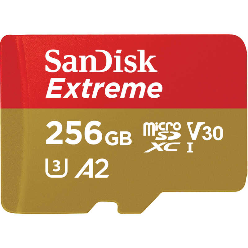 サンディスク サンディスク microSDXCメモリーカード UHS-I/UHSスピードクラス3対応(SDXC変換アダプタ付き) (Class10対応/256GB) SDSQXA0-256G-JN3MD SDSQXA0-256G-JN3MD