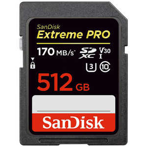 サンディスク SanDisk エクストリーム プロ SDXC UHS-I 512GB SDSDXXY-512G-JNJIP