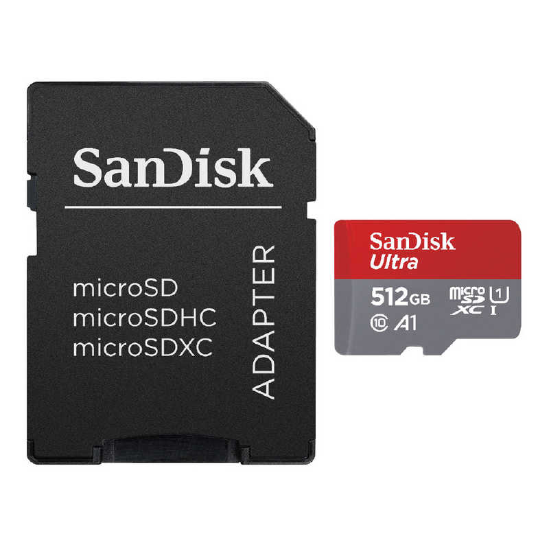 サンディスク サンディスク microSDXCカード Ultra Premium Edition(ウルトラ プレミアムエディション) (512GB/Class10) SDSQUAR-512G-JN3MA SDSQUAR-512G-JN3MA
