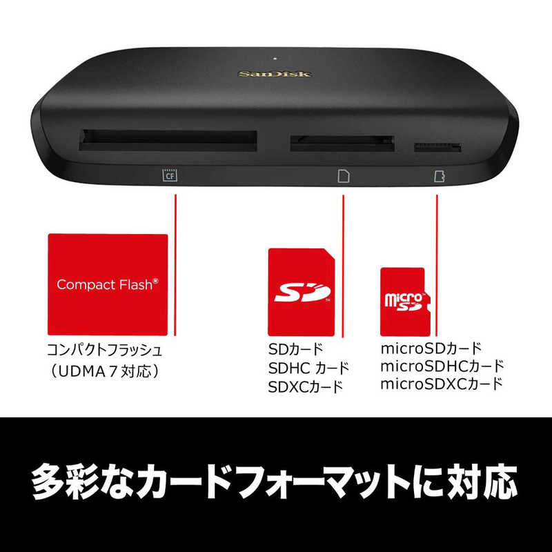 サンディスク サンディスク マルチカードリーダーライター イメージメイトプロ USB-C SDDR-A631-JNGNN SDDR-A631-JNGNN