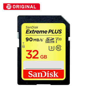 サンディスク SanDisk エクストリｰム プラス UHS-I 32GB [32GB /Class10]