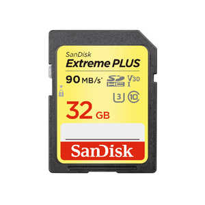 サンディスク SanDisk エクストリーム プラス SDHC UHS-I 32GB SDSDXWF032GJNJIP