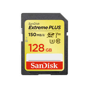 サンディスク SanDisk エクストリーム プラス SDXC UHS-I 128GB SDSDXW5-128G-JNJIP